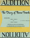 The Diary Of Anne Frank Audition Flier by Providence College