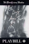 The Diary Of Anne Frank Playbill by Alicia Roy, Stacy Vaughn, James Maher, Amy Robertson, and Patricia Carver