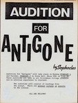 Antigone Audition Poster by Providence College