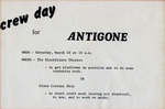 Antigone Crew Day Poster