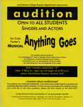 Anything Goes Audition by Providence College