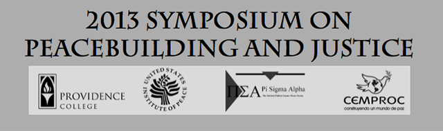 2013 Symposium on Peacebuilding and Justice