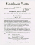 Blackfriars Dance Concert 2002 Press Release by Production Assistant