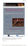 Promotional Email from Vendini: Blackfriars Dance Concert by Vendini Marketing