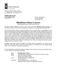 Blackfriars Dance Concert Media Release by Susan Werner