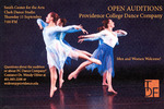Providence College Dance Company Open Auditions Flyer by Providence College