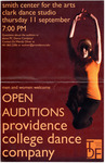 Providence College Dance Company Open Auditions Poster