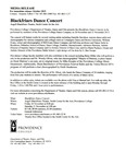 Blackfriars Dance Concert Media Release by Amanda Talbot