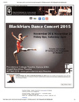 Blackfriars Dance Concert 2015 Email Promotion