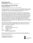 Blackfriars Dance Concert Media Release by Tia Triangolo