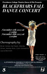 Blackfriars Fall Dance Concert 2023 Playbill by Providence College