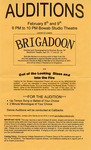 Auditions for Brigadoon