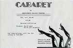 Cabaret Flyer by Providence College