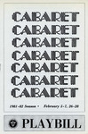 Cabaret Playbill by Providence College