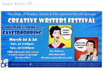 Creative Writers Festival 2019 Student Activities Ad