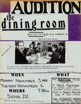 The Dining Room Audition Poster