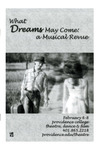 What Dreams May Come: A Musical Revue Playbill by Providence College