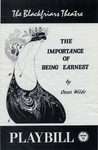 The Importance Of Being Earnest Playbill