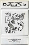 The Elephant Man Playbill by Providence College