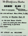 Dance Club Flyer by Providence College
