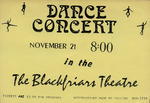 Fall Dance Concert 1986 Poster