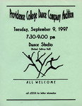 Providence College Dance Company Audition Flyer