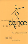 Fall Dance Concert 1998 Poster