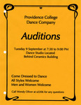 Providence College Dance Company Auditions by Providence College
