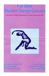 Fall 2004 Student Dance Concert Poster by Providence College