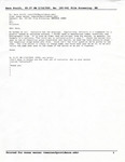 Email from Susan Werner to Sara Stolfi by Susan Werner