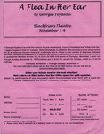 A Flea In Her Ear Ticket Order Form by Providence College