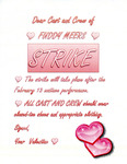 Fuddy Meers Strike Poster by Providence College