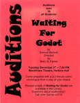 Auditions for Waiting for Godot by Providence College