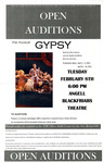 Gypsy Open Auditions Poster