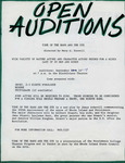 Time of the Hand and Eye Open Auditions Flyer