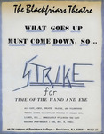 Time of the Hand and Eye Strike Flyer by Providence College