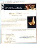 Hedda Gabler Promotional Email Printout by Providence College