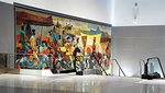 <em>Discovery and Settlement of the West</em>, Miami International Airport, New South Terminal H. 16.5 f. by 53 ft. Mural Installed in 2009.