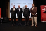 Julio Ortega, Víctor García de la Concha, José Manuel Caballero Bonald y Juan Goytisolo.