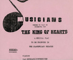 The King of Hearts "Musicians Needed" Flyer by Providence College