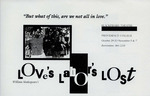 Love's Labor's Lost Promotional Card by Providence College