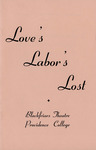 Love's Labor's Lost Playbill by Providence College