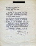 Letter from Sophia K. Piascik to Rev. Robert L. Pelkington, O.P.