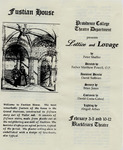 Lettice and Lovage Playbill by Providence College