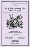 Out of the Looking Glass, Into the Fire Playbill