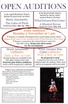 Marie Antoinette Open Auditions Poster by Providence College