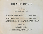Theater Dinner: An Evening with Mark Twain Poster
