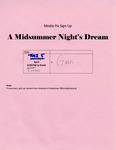 A Midsummer Night's Dream Media Pix Sign Up Sheet by Providence College