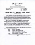 Much Ado About Nothing Press Release