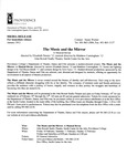 The Music and the Mirror Media Release by Susan Werner